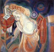 Delaunay, Robert The nude female is reading china oil painting artist